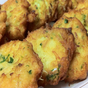 PATANISCA DE BACALHAU C/ ARROZ DE FEIJÃO