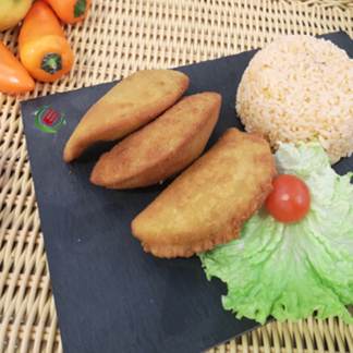 RISSOIS DE LEGUMES C/ ARROZ DE TOMATE